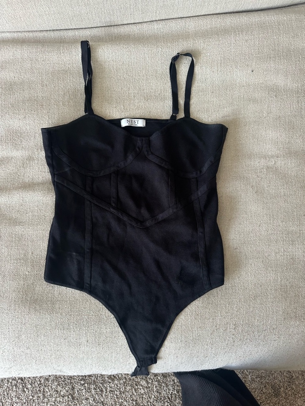NEST Black Label Structured One-Piece Bodysuit
